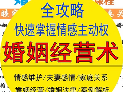 重燃爱火：两性婚姻亲密关系训练营全套资源