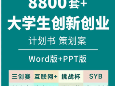 大学生创新创业全套资源包 | 帮助你从零开始！
